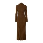 Custom Women's Knitted Ribbed Maxi Dress