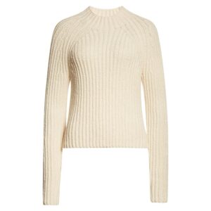 Custom Women's Ribbed Knit Cotton Pullover