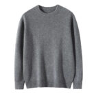 o-neck cashmere knitted sweater