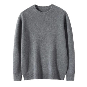 o-neck cashmere knitted sweater