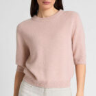 Women's Style Short-Sleeve Wool Cashmere Sweater