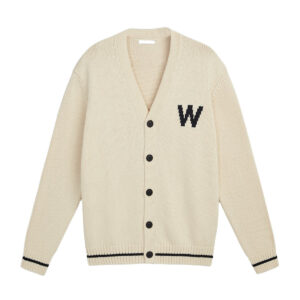 Men's Cotton Embroidered Knitted Cardigan