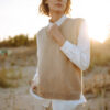 eco wool knitted vests
