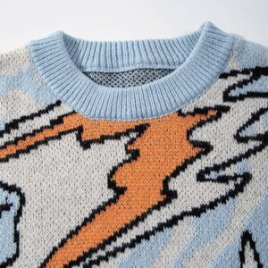 jacquard pullover