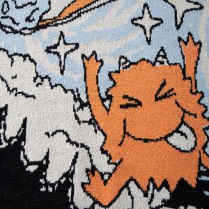 multi-color jacquard techniques, this pullover delivers a distinct, texturized graphic structure rather than a flat print