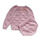 Thick Cotton Baby Knit Sweater Set for custom baby knitwear OEM ODM supplier