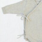 Kimono Chunky Knit Baby Bodysuit Romper for custom baby knitwear OEM ODM supplier