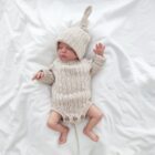 Knitted Baby Romper Jumpsuit Set for custom baby knitwear OEM ODM supplier