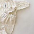 Ribbed Cotton Baby Sweater Pant Set for custom baby knitwear OEM ODM supplier
