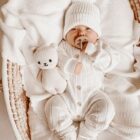 Ribbed Knit Baby Jumpsuit Romper for custom baby knitwear OEM ODM supplier