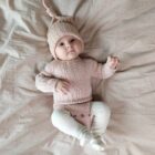 Knitted Baby Romper Jumpsuit Set for custom baby knitwear OEM ODM supplier