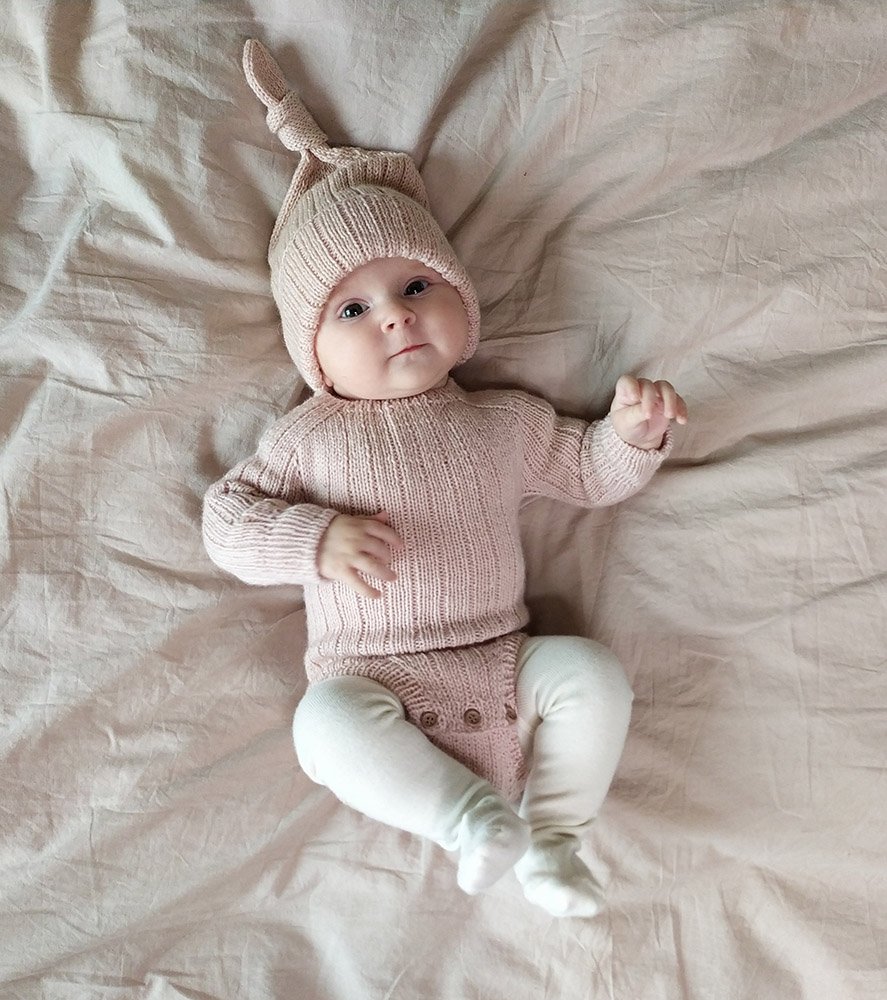 Knitted Baby Romper Jumpsuit Set for custom baby knitwear OEM ODM supplier