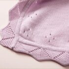 Organic Cotton Pink Baby Muslin Blanket for custom baby knitwear OEM ODM supplier