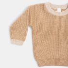 Chunky Cotton Baby Knit Pullover for custom baby knitwear OEM ODM supplier