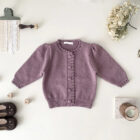 Button Knit Baby Cardigan Coat for custom baby knitwear OEM ODM supplier