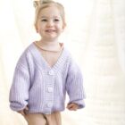 Ribbed Chunky Knit Baby Cardigan for custom baby knitwear OEM ODM supplier