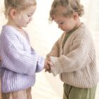 Ribbed Chunky Knit Baby Cardigan for custom baby knitwear OEM ODM supplier