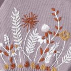 Hand Knit Floral Embroidery Baby Sweater for custom baby knitwear OEM ODM supplier