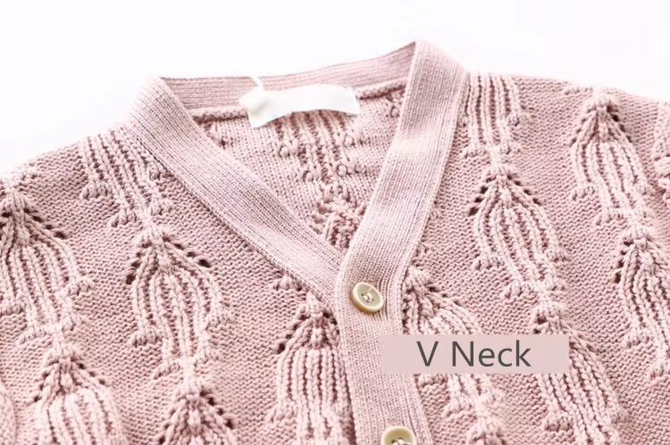 Wool Floral Embroidery Baby Cardigan for custom baby knitwear OEM ODM supplier