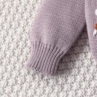 Hand Knit Floral Embroidery Baby Sweater for custom baby knitwear OEM ODM supplier