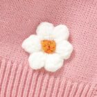 Handmade Floral Knit Baby Cardigan for custom baby knitwear OEM ODM supplier