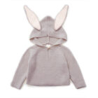 Cotton Hooded Baby Knit Jumper for custom baby knitwear OEM ODM supplier