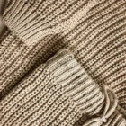 chunky knit oversized speckled baby sweater set texture and fabric detail photo