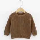 organic cotton baby jumper sweater back view flat lay product photo