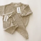 sprinkle cotton baby sweater set pants alternate angle product photo