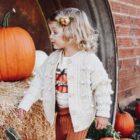 Popcorn Chunky Knit Baby Cardigan Coat for custom baby knitwear OEM ODM supplier