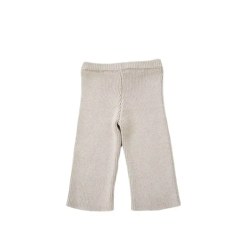 speckled cotton two piece toddler knit set lifestyle or baby wearing photo