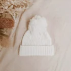 winter baby family matching knit sweater set texture and fabric detail photo