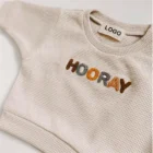 winter newborn baby knit jogger set lifestyle or baby wearing photo