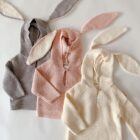Cotton Hooded Baby Knit Jumper for custom baby knitwear OEM ODM supplier