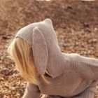 Cotton Hooded Baby Knit Jumper for custom baby knitwear OEM ODM supplier