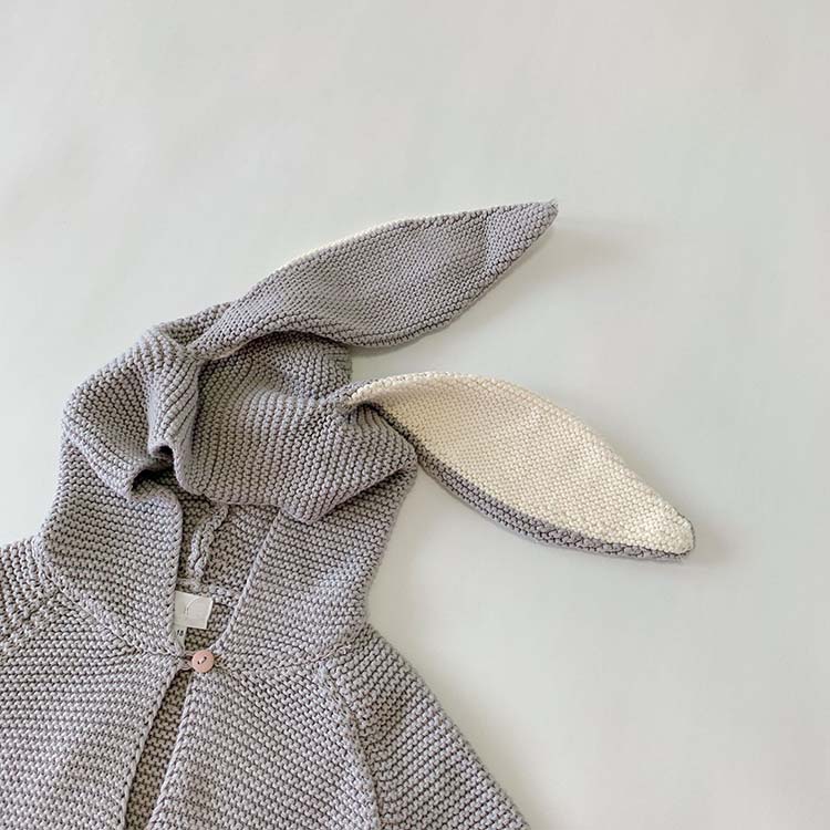 Cotton Hooded Baby Knit Jumper for custom baby knitwear OEM ODM supplier