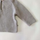 Cotton Hooded Baby Knit Jumper for custom baby knitwear OEM ODM supplier