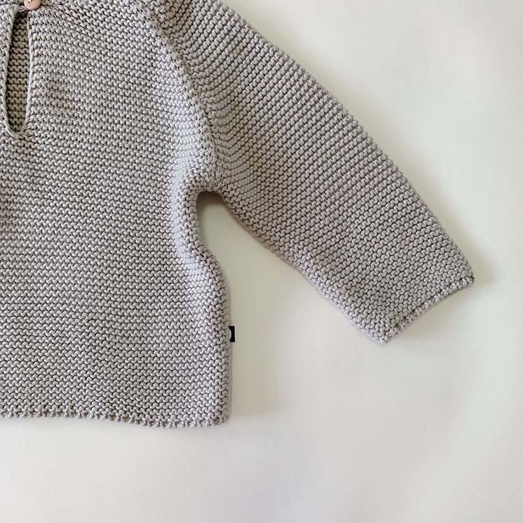 Cotton Hooded Baby Knit Jumper for custom baby knitwear OEM ODM supplier