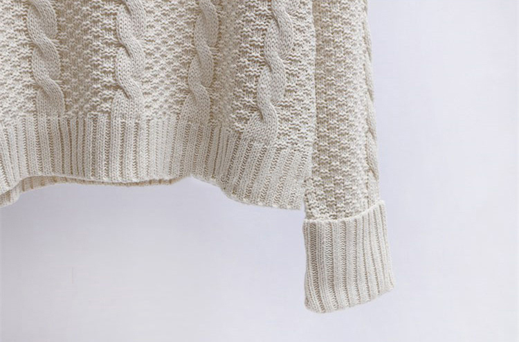 Winter Cable Knitted 2 Piece Women Set Long Sleeve Crop Top Knit Skirt custom women knitwear OEM ODM manufacturer