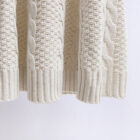 Winter Cable Knitted 2 Piece Women Set Long Sleeve Crop Top Knit Skirt custom women knitwear OEM ODM manufacturer