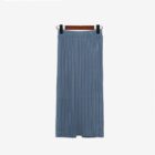 Slit Skirt Loose Irregular Hoodie Knit Top Ribbed Women Two Piece custom women knitwear OEM ODM manufacturer