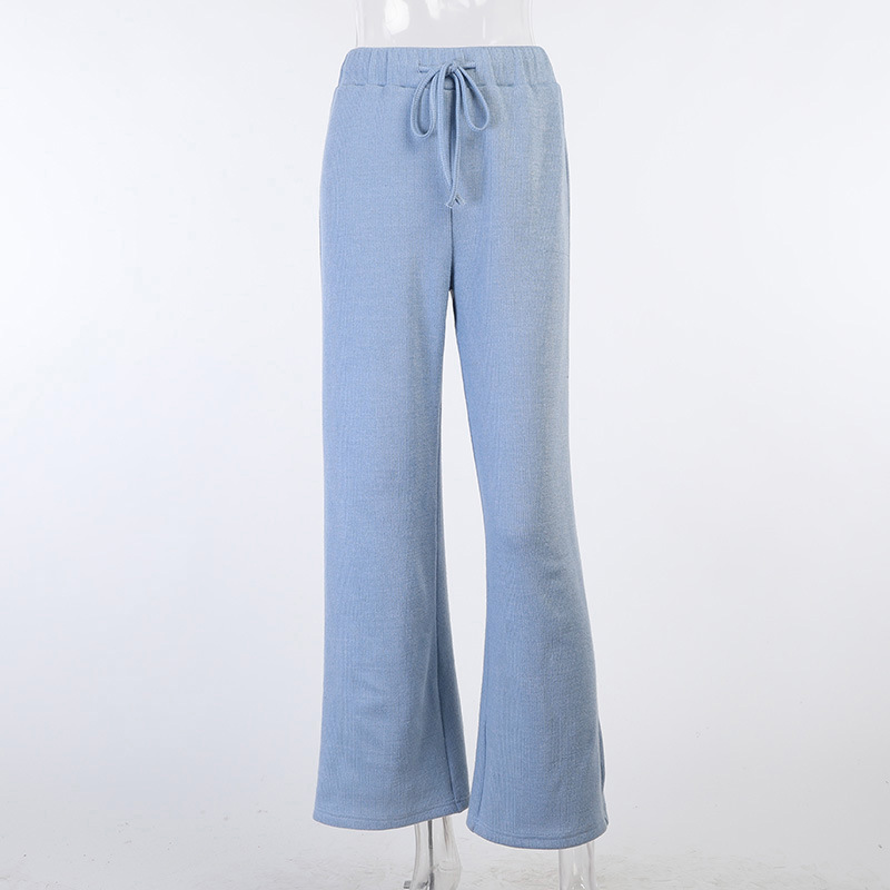 Fall Winter Women Knit Sweater Two Piece Pants Set Casual Knitwear custom women knitwear OEM ODM manufacturer