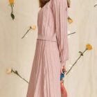 High Quality Winter Women Sweater Set Cable Knit Two Piece Skirt custom women knitwear OEM ODM manufacturer