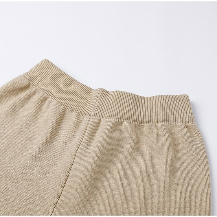 Asymmetric Turtleneck Knit Sweater Set Women Wide Leg custom women knitwear OEM ODM manufacturer