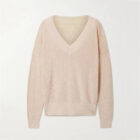 V Neck Cashmere Knit Sweater Set Women Shorts custom women knitwear OEM ODM manufacturer