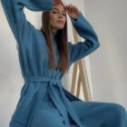 Wool Cashmere Knit Sweater Set Women 3 Piece custom women knitwear OEM ODM manufacturer