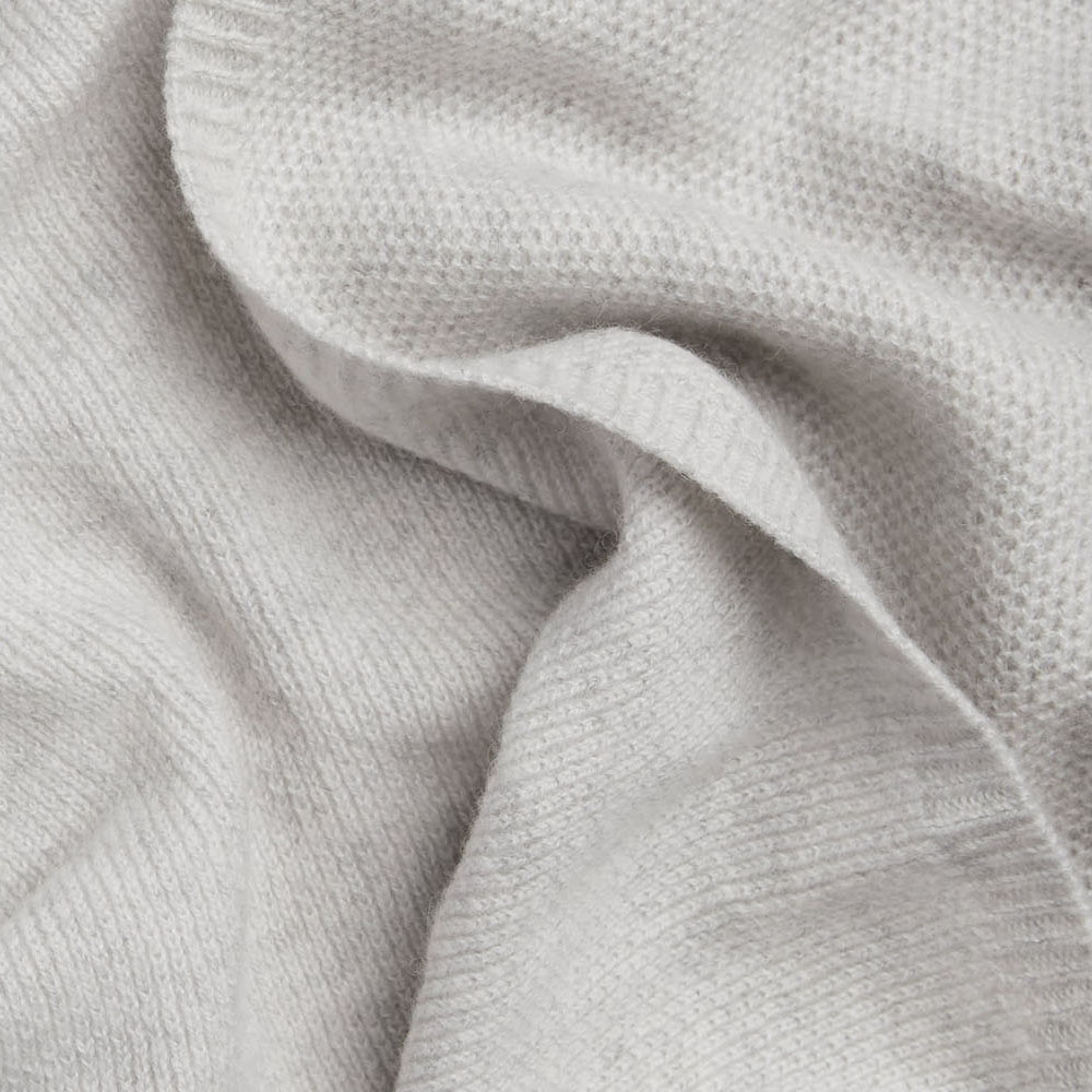 cashmere knit baby blanket super soft pure color for custom baby knitwear OEM ODM supplier