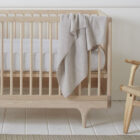 cashmere knit baby blanket super soft pure color for custom baby knitwear OEM ODM supplier