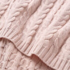 cotton checkered knit baby blanket plaid winter for custom baby knitwear OEM ODM supplier