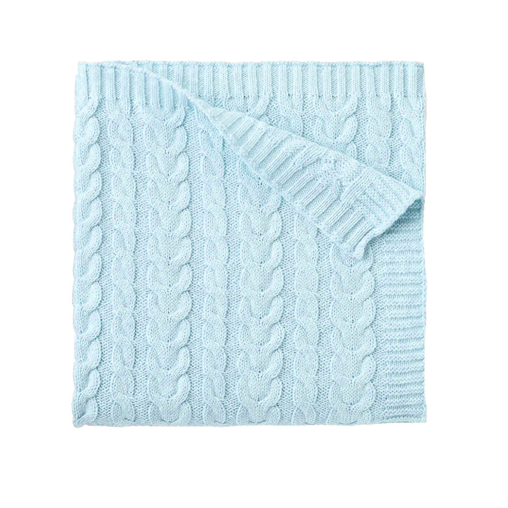 cotton checkered knit baby blanket plaid winter for custom baby knitwear OEM ODM supplier